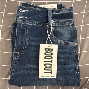 Women's Blue Bootcut Jeans